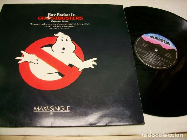 Discos de vinilo: GHOSTBUSTERS BANDA SONORA ORIGINAL MAXI-SINGLE LP - Foto 1