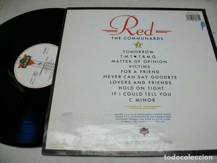 Discos de vinilo: THE COMMUNARDS RED LP BLANCO 1987 - Foto 2