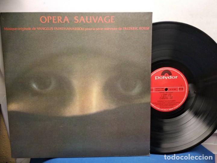 Discos de vinilo: OPERA SAUVAGE de VANGELIS LP 1983 - Foto 1