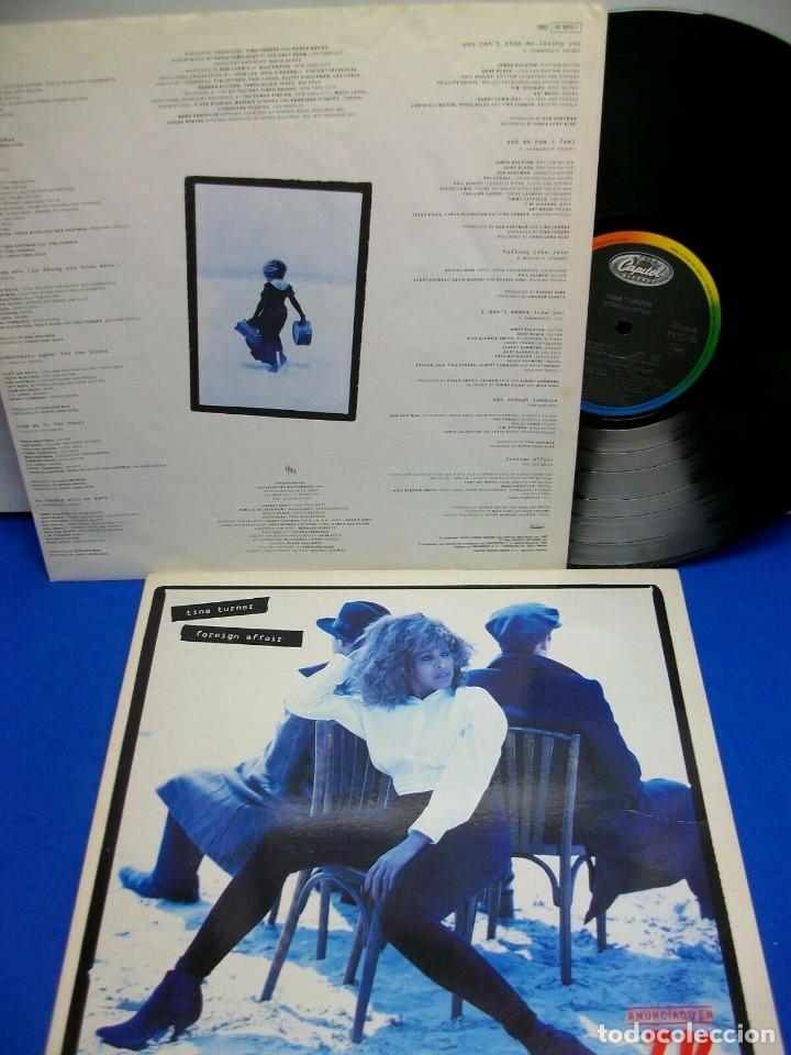 Discos de vinilo: TINA TURNER FOREIGN AFFAIR LP - Foto 3