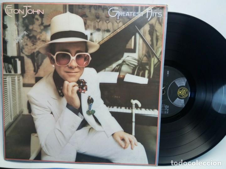 Discos de vinilo: ELTON JOHN GREATEST HITS LP 1974 - Foto 1