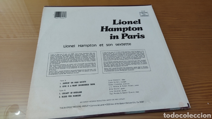 Discos de vinilo: Disco vinilo LP Lionel Hampton in Paris - Foto 2