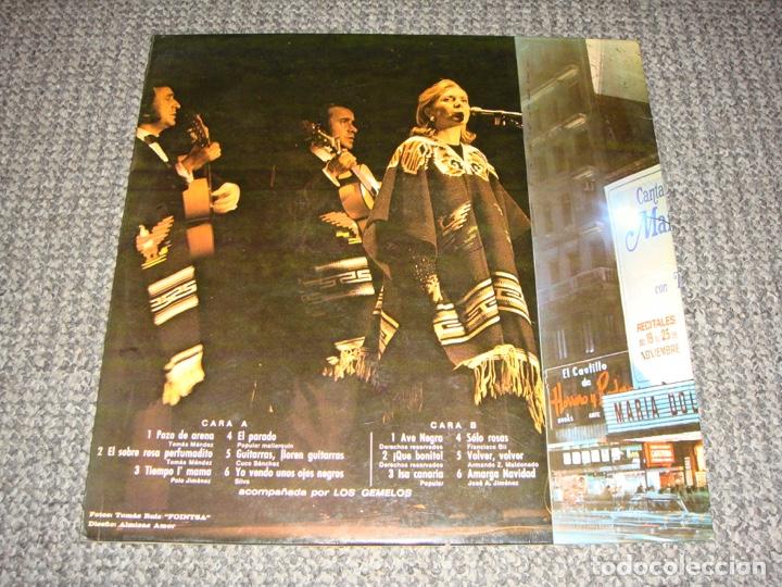 Discos de vinilo: Vinilo LP MAR&Iacute;A DOLORES PRADERA CON LOS GEMELOS - Foto 2