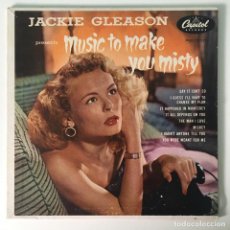 Discos de vinilo: JACKIE GLEASON ‎– MUSIC TO MAKE YOU MISTY, US 1953 CAPITOL RECORDS