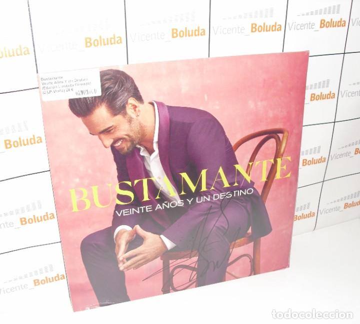 Discos de vinilo: Bustamante Veinte A&ntilde;os Y Un Destino (Edici&oacute;n Limitada Firmada) (2 LP-Vinilo) envi&oacute; cert Espa&ntilde;a 2 &euro;