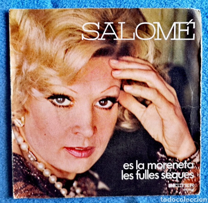 Discos de vinilo: SALOM&Eacute; - LA MORENETA - LES FULLES SEQUES - Foto 1