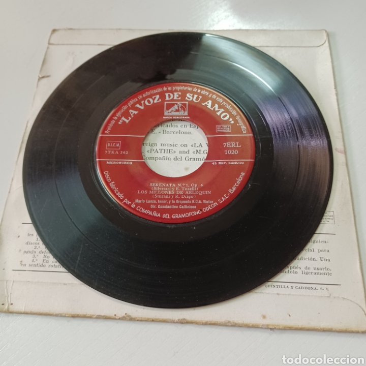 Discos de vinilo: MARIO LANZA - TOSCA, LOS MILLONES DE ARLEQUIN ... - Foto 4