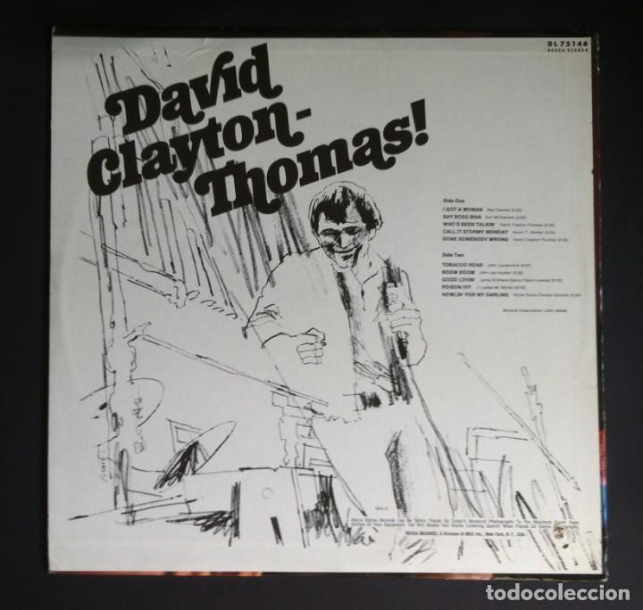 Discos de vinilo: DAVID CLAYTON-THOMAS - LP USA 1969 - DECCA - Foto 2