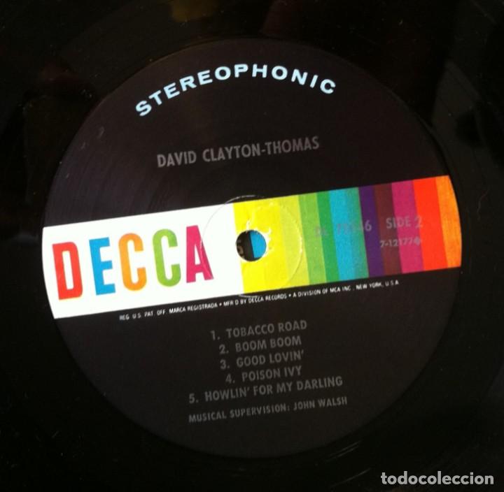 Discos de vinilo: DAVID CLAYTON-THOMAS - LP USA 1969 - DECCA - Foto 3