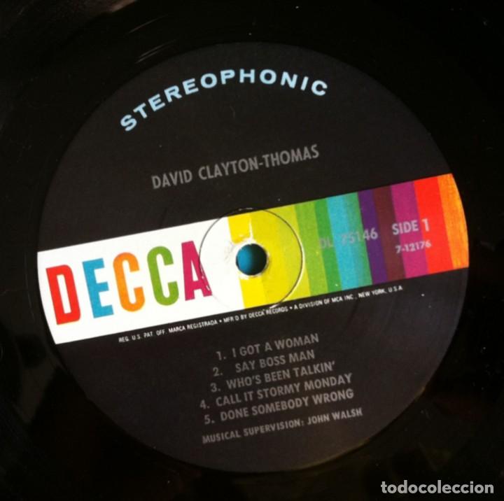 Discos de vinilo: DAVID CLAYTON-THOMAS - LP USA 1969 - DECCA - Foto 4