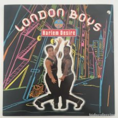 Discos de vinilo: LONDON BOYS ‎– HARLEM DESIRE, UK 1989 WEA. Lote 279336123