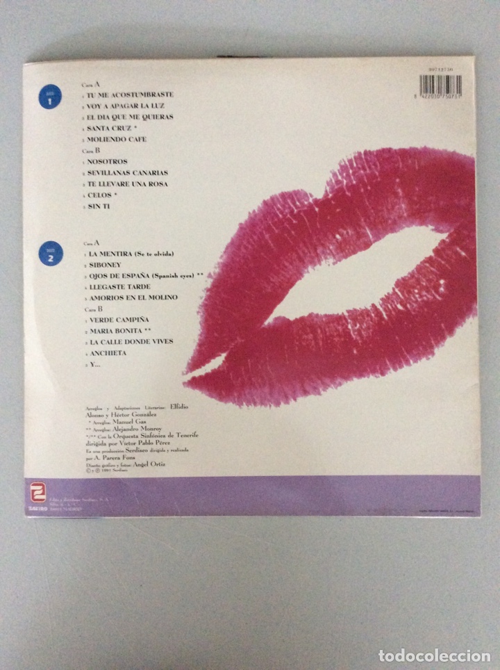 Discos de vinilo: Los Sabande&ntilde;os. &Iacute;ntimamente. (Dos discos - doble LP) - Foto 2