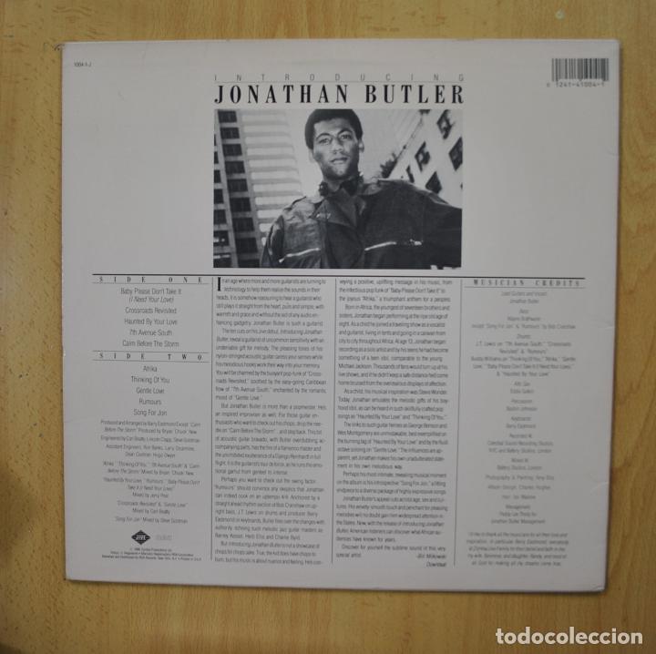 Discos de vinilo: JONATHAN BUTLER - INTRODUCING - LP - Foto 2