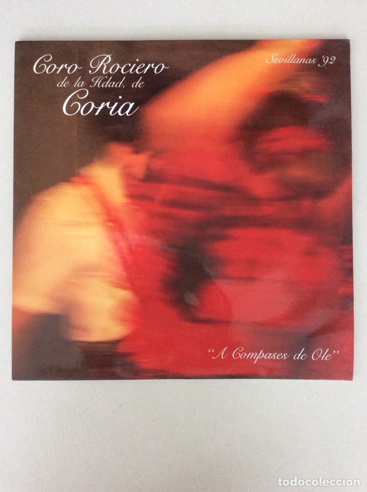 Discos de vinilo: Coro Rociero de la Hermandad de Coria. A compases de Ole - Foto 1