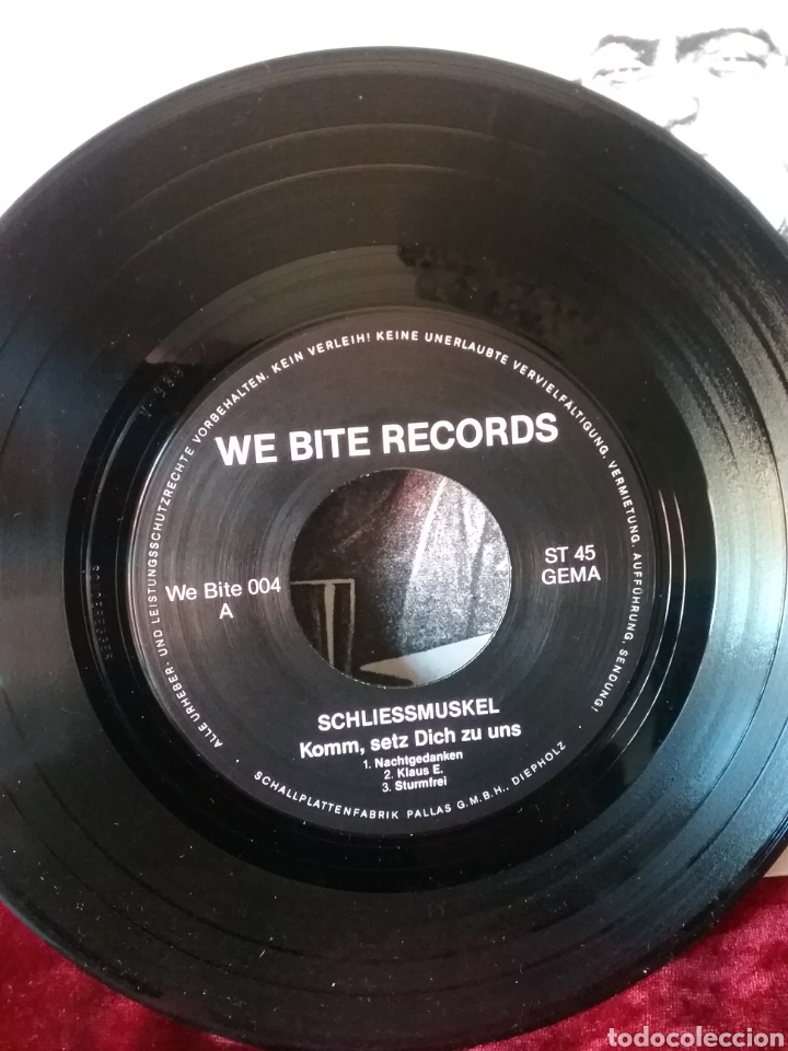 Discos de vinilo: SCHLIEKMUSKEL EP. 1986 We Bite Records - Foto 3