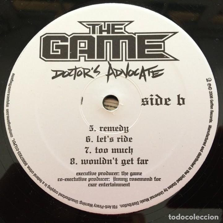 Discos de vinilo: The Game ‎– Doctors Advocate 2 Vinyls USA,2006 Geffen Records - Foto 5 - 279414433