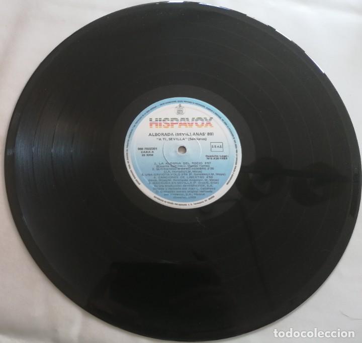 Discos de vinilo: Alborada, A Ti, Sevilla (Sevillanas 89), - Foto 3