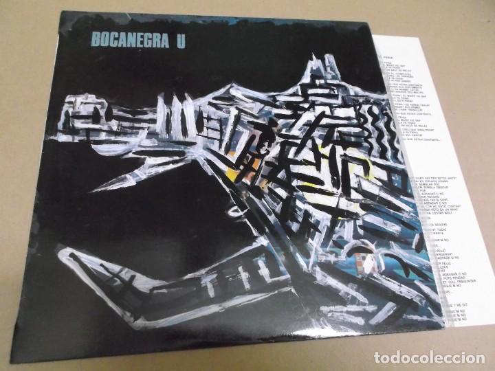 Discos de vinilo: BOCANEGRA U (LP) BOCANEGRA U A&Ntilde;O 1987 - HOJA INTERIOR CON LETRAS - Foto 1