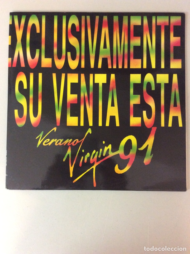 Vinyl-Schallplatten: verano Virgin 91 (dos discos / doble LP)