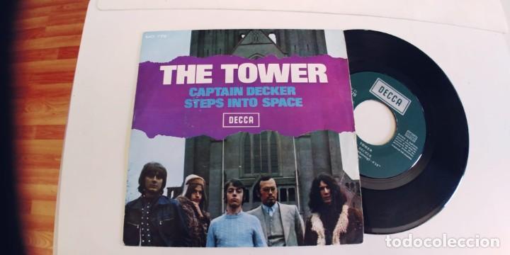 Discos de vinilo: THE TOWER-SINGLE CAPTAIN DECKER-BUEN ESTADO - Foto 1
