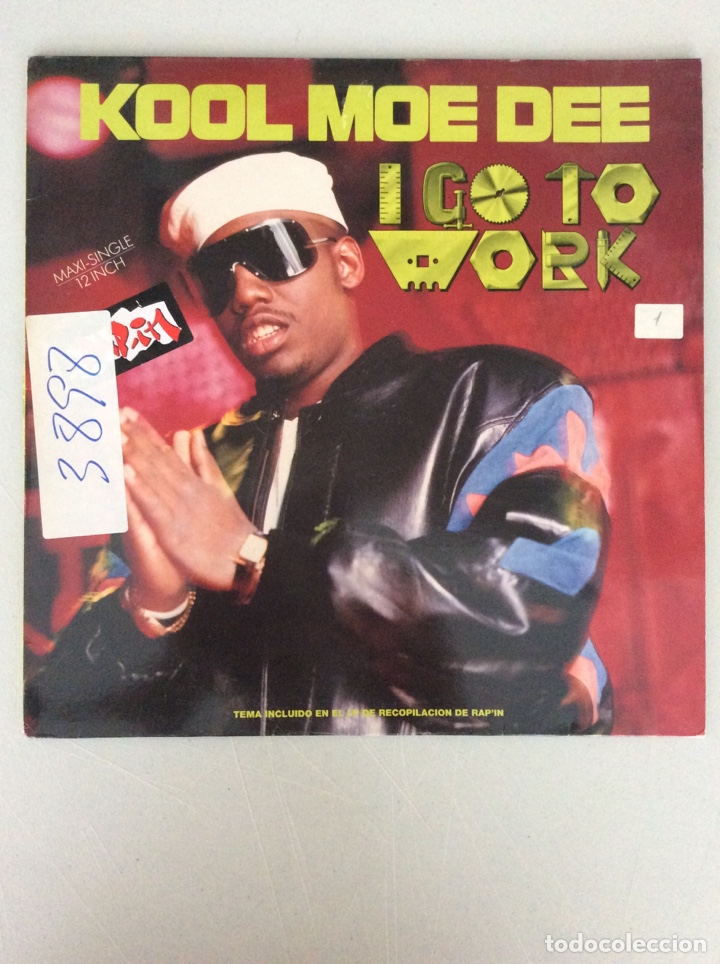 Discos de vinilo: Kool Moe Dee. I go to work - Foto 1