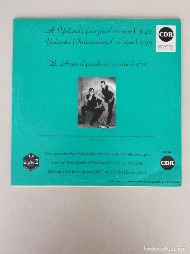 Discos de vinilo: Sistema. YOLANDA. Extra&iacute;do de su LP Sue&ntilde;os - Foto 2