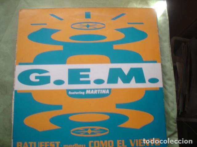 Discos de vinilo: G.E.M. Featuring Martina Batufest Medley Como El Viento - Foto 1