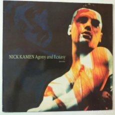 Discos de vinilo: NICK KAMEN- AGONY AND ECSTASY- GERMAN MAXI SINGLE 1990- VINILO COMO NUEVO.