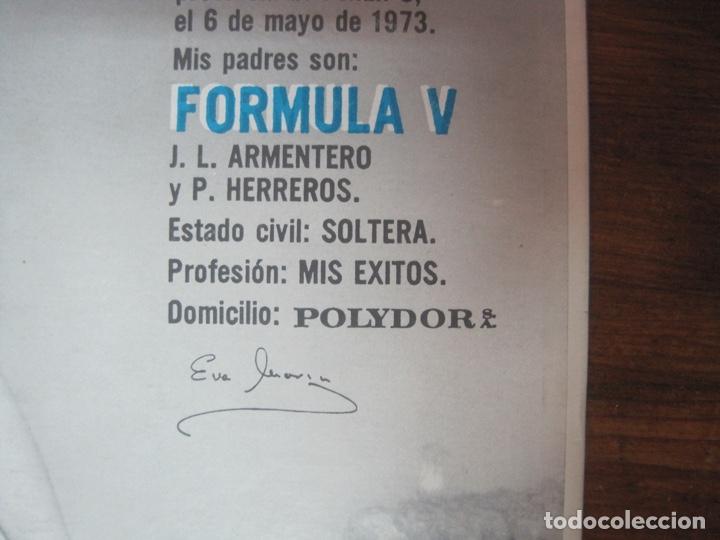 Discos de vinilo: Formula V , Eva Mar&iacute;a - Foto 5