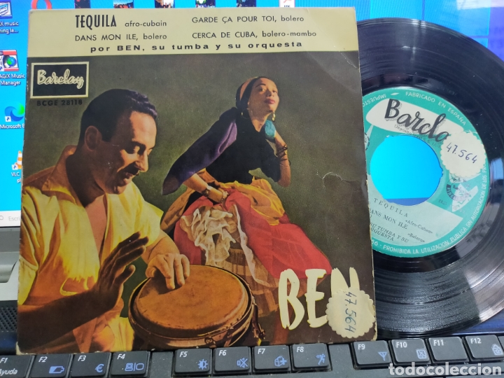 Discos de vinilo: Ben EP tequila + 3 Espa&ntilde;a 1959 - Foto 1
