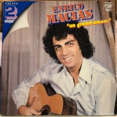 Discos de vinilo: LP DOBLE, FRANCÉS Y RECOPILATORIO DE ENRICO MACIAS AÑO 1976 REEDICIÓN. Lote 280122258