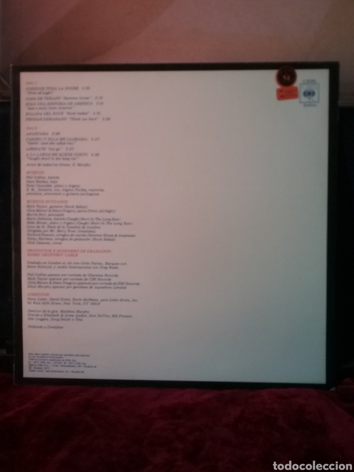 Discos de vinilo: ELLIOT MURPHY 1977 CBS . Original Spain. - Foto 2