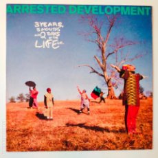 Discos de vinilo: ARRESTED DEVELOPMENT- 3 YEARS 5 MONTHS AND 2 DAYS IN TH- SPAIN LP 1992- COMO NUEVO.. Lote 280168148