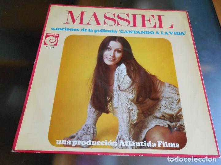 Discos de vinilo: MASSIEL - Canciones de la película ”CANTANDO A LA VIDA” -, LP, DEJA LA FLOR + 11, AÑO 1969 - Foto 1 - 280209638