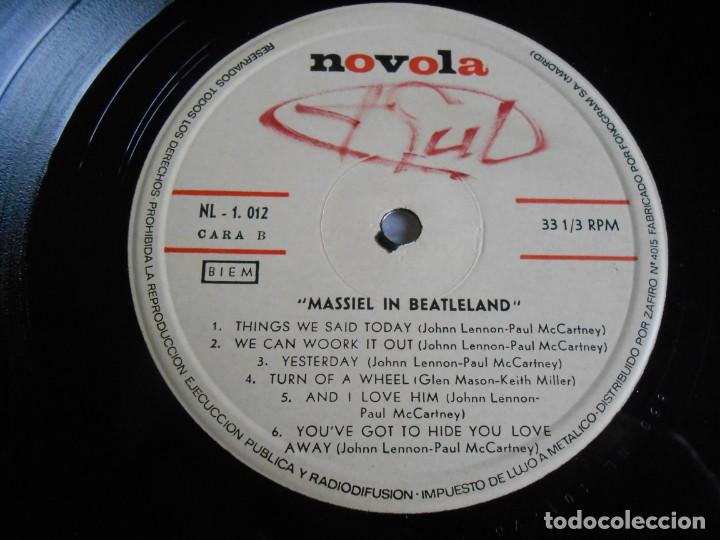 Discos de vinilo: MASSIEL - Canciones de la película ”CANTANDO A LA VIDA” -, LP, DEJA LA FLOR + 11, AÑO 1969 - Foto 3 - 280209638