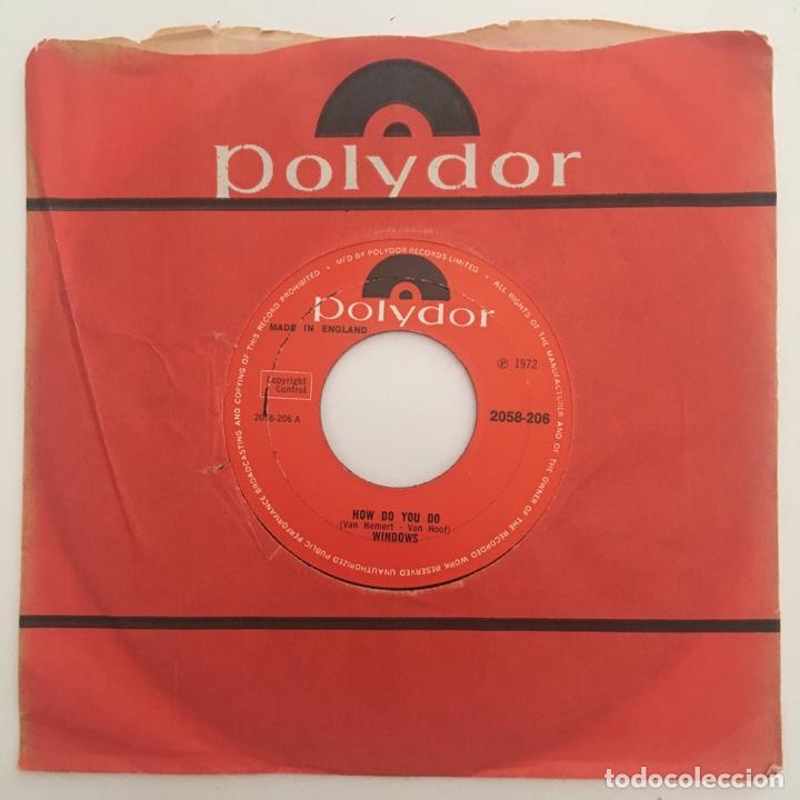 Discos de vinilo: Windows &lrm;&ndash; How Do You Do, UK 1972 Polydor - Foto 1