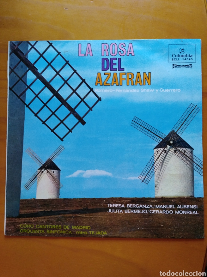 Discos de vinilo: La Rosa del Azafran disco vinilo grande - Foto 1