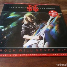 Discos de vinilo: THE MICHAEL SCHENKER GROUP - ROCK WILL NEVER DIE - LP ORIGINAL CHRYSALIS RECORDS 1984. Lote 280218003