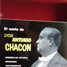 Discos de vinilo: ANTONIO CHACÓN DISCO DE 4 CANCIONES. Lote 280267878