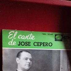 Discos de vinilo: JOSÉ CEPERO DISCO DE 4 CANCIONES. Lote 280268133
