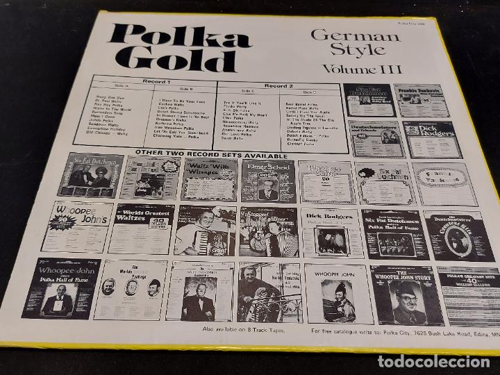 Discos de vinilo: POLKA GOLD - GERMAN STYLE / VARIOS GRUPOS O ARTISTAS / DOBLE LP - POLKA CITY / MBC. ***/*** - Foto 2 - 280282993