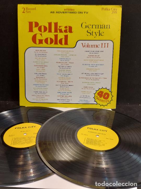 POLKA GOLD - GERMAN STYLE / VARIOS GRUPOS O ARTISTAS / DOBLE LP - POLKA CITY / MBC. ***/*** (Música - Discos - LP Vinilo - Étnicas y Músicas del Mundo)