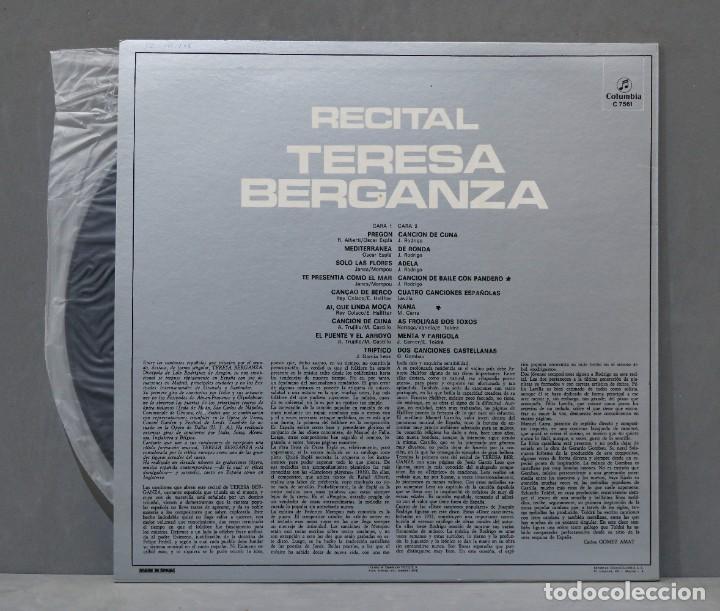 Discos de vinilo: LP. RECITAL TERESA BERGANZA - Foto 2