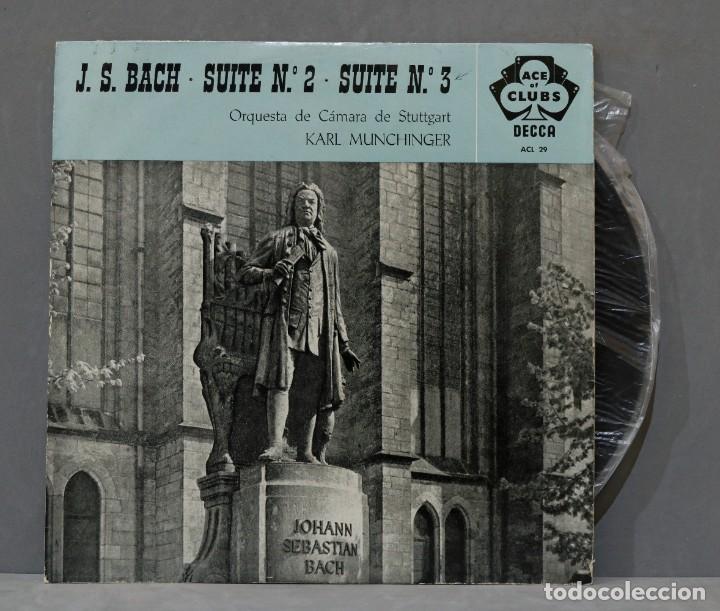 Discos de vinilo: LP. M&uuml;nchinger. Suite No. 2. Suite No. 3. BACH - Foto 1