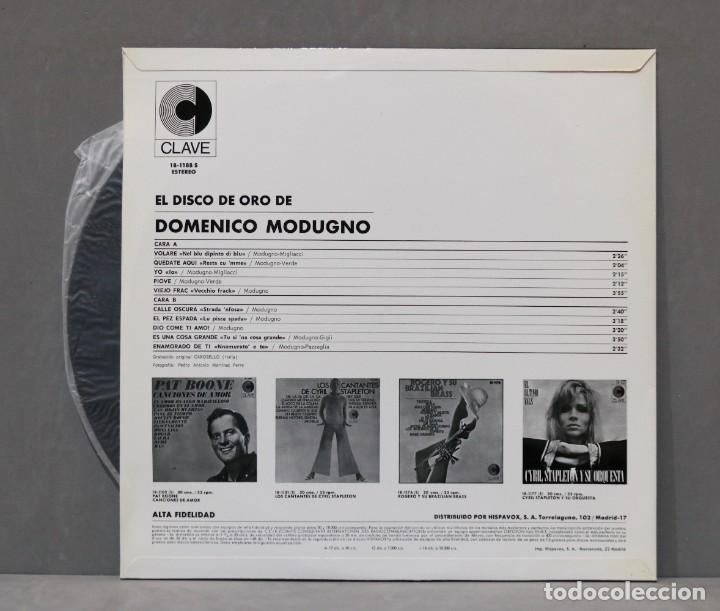 Discos de vinilo: LP. EL DISCO DE ORO DE MODUGNO - Foto 2