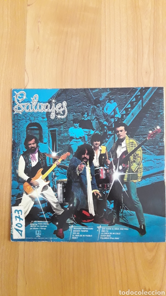 Discos de vinilo: SALVAJES. ROCKERO PREMATURO - Foto 2