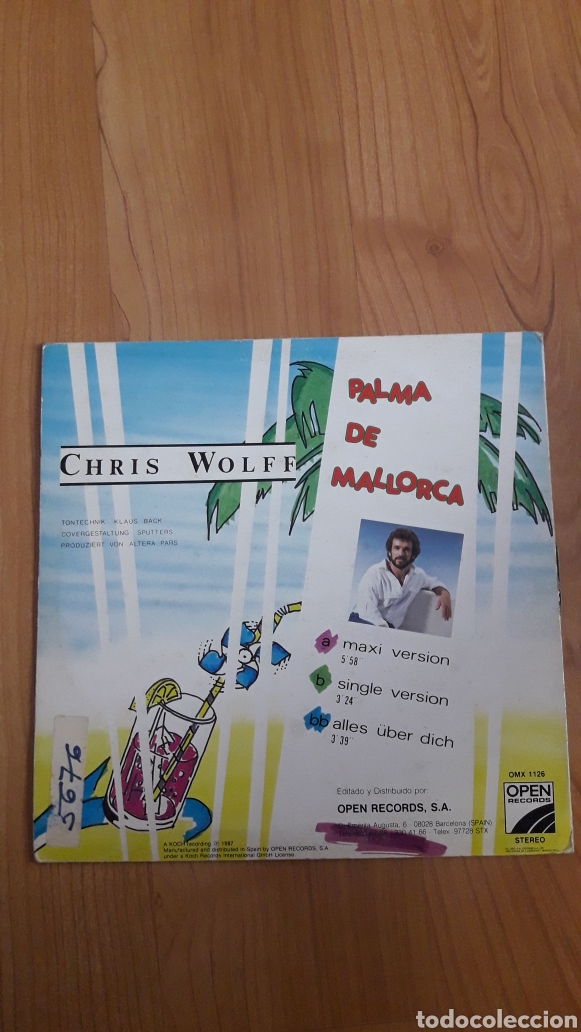 Discos de vinilo: CHRIS WOLFF. PALMA DE MALLORCA - Foto 2