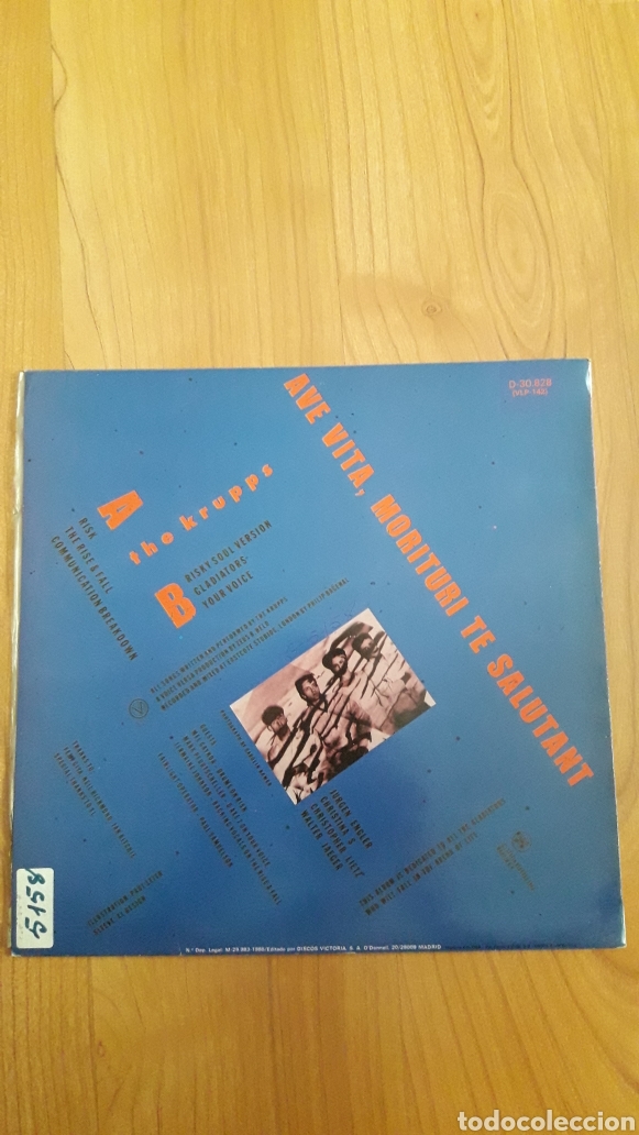 Discos de vinilo: THE KRUPPS. ENTERING THE ARENA - Foto 2