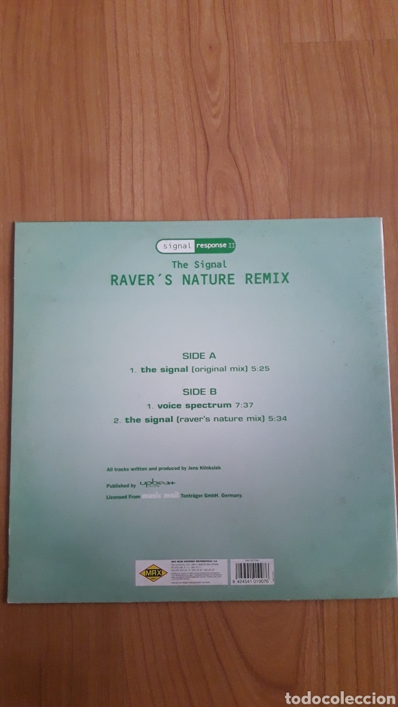 Discos de vinilo: THE SIGNAL. RAVERS NATURE REMIX - Foto 2