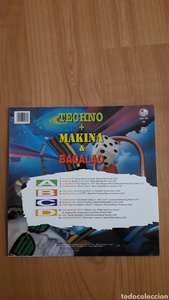 Discos de vinilo: DOBLE LP TECHNO MAKINA BAKALAO - Foto 2